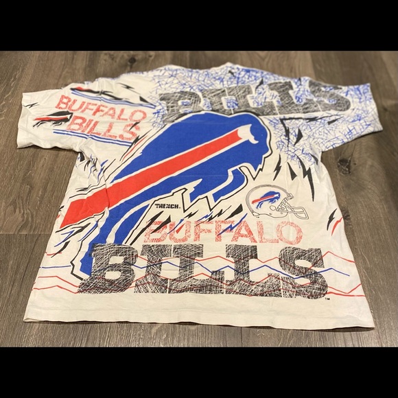 Vintage Buffalo Bills All Over Print Shirt - Picture 3 of 6
